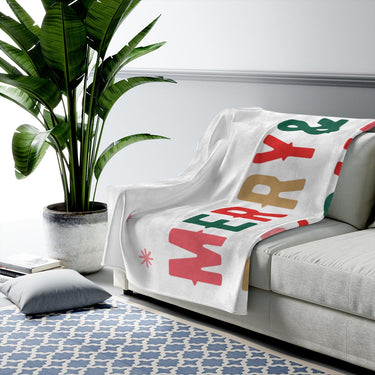 Christmas Holiday Plush Blanket Throw